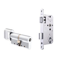 Bộ khoá cửa Abloy một đầu chìa, một đầu vặn 50/50 mm 4292CY323N5050