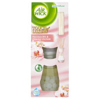 Bộ khuếch tán tinh dầu que mây Air Wick Precious Silk and Oriental Orchids 30ml QT06522 - lụa, hoa phong lan