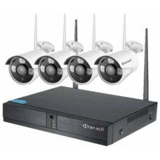 Bộ KIT 4 Camera IP Wifi Vantech VP-0460W