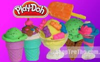 Bộ làm kem sắc màu Playdoh Scoops 'n Treats