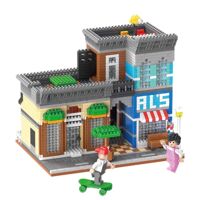 Bộ lắp ráp Kiến tạo Tiệm cafe Lele Brother Architech NanoBlock 6706