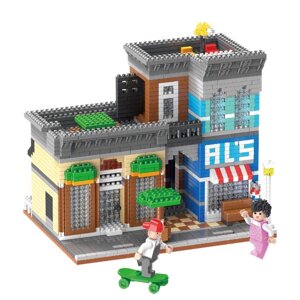 Bộ lắp ráp Kiến tạo Tiệm cafe Lele Brother Architech NanoBlock 6706