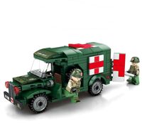 Bộ lắp ráp Lego Army Xe cứu thương Sembo 101271