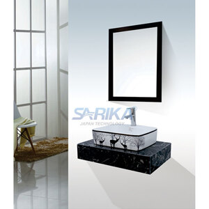 Bộ lavabo bàn đá Sarika BĐ-SR-03