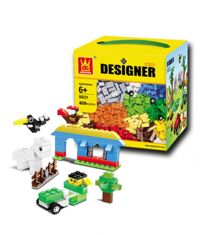 Bộ lego xếp hình Wange 625 miếng