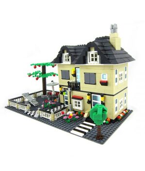 Bộ lego xếp hình Wange biệt thự nhà vườn mẫu 3