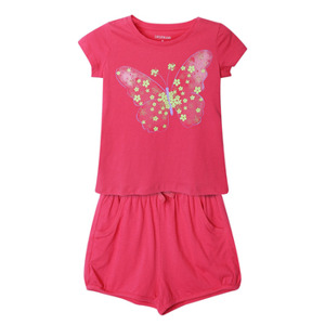 Bộ mặc nhà bé gái in hình bướm 1ST15S004