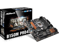 Bo mạch chủ Mainboard Asrock B150M Pro4S (Chipset Intel B150/ Socket LGA1151/ VGA onboard)