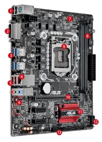 Bo mạch chủ - Mainboard Asus EX-B150M-V5