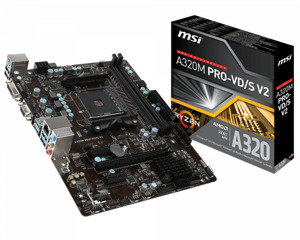 Bo mạch chủ - Mainboard MSI A320M Pro-VDS V2