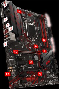 Bo mạch chủ - Mainboard MSI MPG Z390 Gaming Plus