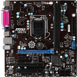 Bo mạch chủ - Mainboard MSI H81M-P32 - Socket 1150, Intel H81, 2 x DIMM, Max 16GB, DDR3