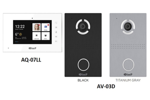 Bộ màn hình chuông cửa và chuông gọi cửa có camera BasIP AQ-07LL/ AV-03D