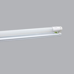 Bộ máng batten + bóng LED tube T8 thủy tinh 1x18W – 1.2m, ánh sáng vàng, MPE, MGT8-120V