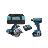 Bộ máy cưa đĩa máy vặn vít dùng Pin 18V Makita DLX2239M