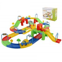 Bộ mô hình đồ chơi đường đua Số 3 Wader Quality Toys