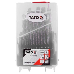 Bộ mũi khoan kim loại 25 chi tiết Yato YT-41605