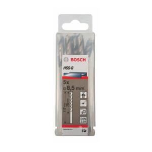 Bộ mũi khoan sắt HSS-G Bocsh 2608595073 - 5 mũi, 8.5mm