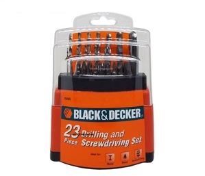 Bộ mũi khoan và vặn vít Black & Decker 15095-B1 - 23 chi tiết