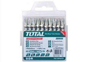 Bộ mũi vít 10 chi tiết Total TAC16PH233