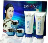 Bộ mỹ phẩm trị nám, tàn nhang tinh chất ngọc trai Nurse Face xanh