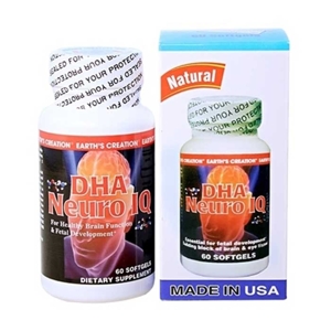 Bổ não Earth's Creation DHA Neuro IQ 60 viên