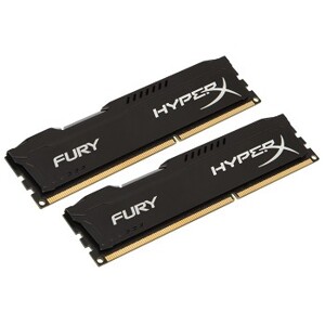 Bộ nhớ trong máy VT Kingston 16G 1600MHZ DDR3 CL10 Dimm kit of 2 HyperX Fury Black,HX316C10FBK2/16