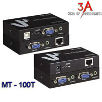 Bộ nối dài cáp VGA 100m Extender MT-100T