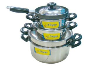 Bộ nồi Happy Cook ELEGAN 08PCS EL08S1