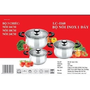 Bộ nồi inox 1 đáy Living Cook LC-I168