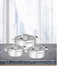 Bộ nồi Inox 3 chiếc size 16/20/24cm Kangaroo KG304IP1