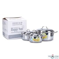 Bộ nồi inox Happy Sun HS06IC - 6 món