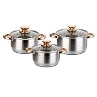 Bộ nồi inox LivingCook LC-I336 - 3 nồi