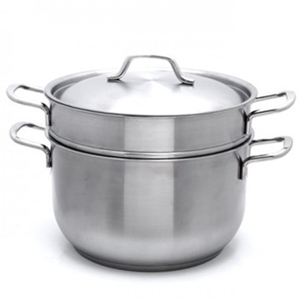 Bộ nồi xửng hấp inox Fivestar - 30 cm, nắp inox, 3 đáy