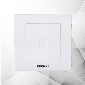 Bộ ổ cắm điện thoại đơn Edenki EC-T01