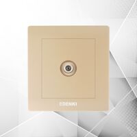 Bộ ổ cắm truyền hình cáp đơn Edenki EE-S01-G