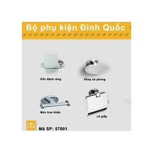 Bộ phụ kiện phòng tắm Đình Quốc DQ57001