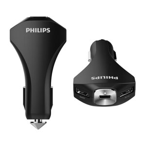 Bộ sạc điện thoại trên xe hơi Philips DLP2012