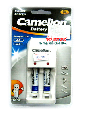 Bộ sạc pin AA, AAA Camelion BC-0901SM - kèm 2 pin AA2700mAh