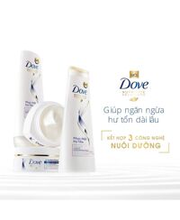 Bộ sản phẩm Dầu gội - Dầu xả Dove Phục hồi hư tổn - 340g