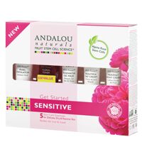 Bộ sản phẩm dùng thử cho da nhạy cảm Trial Kit Andalou Naturals 1000 Roses™ Chăm Sóc Da Nhạy Cảm