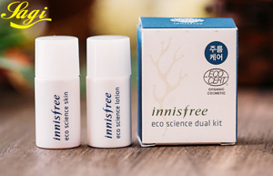 Bộ sản phẩm dưỡng ẩm chống lão hóa Innisfree Eco Science Dual Kit