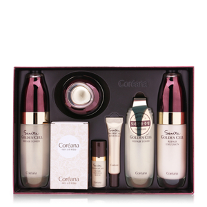 Bộ sản phẩm tái tạo da Coreana Senite Golden Cell Repair Set 3