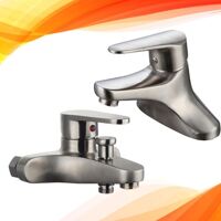 Bộ sen tắm SUS 304JK-4006 và vòi lavabo SUS304 JK-5011