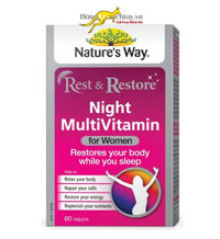 Bổ sung Vitamin phục hồi ban đêm Nature's Way Rest & Restore Night MultiVitamin For Women 60 viên