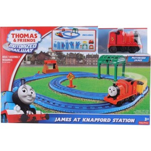 Bộ tàu hỏa James chở than đá đến Trạm Knapford Fisher-Price BGL97