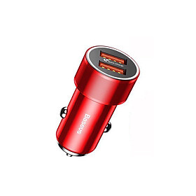 Bộ tẩu sạc nhanh đa năng Baseus Small Screw Dual-USB dùng cho xe hơi (36W, Quick Charge 3.0, 2 Ports USB Car Charger)