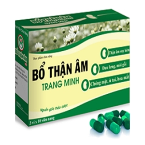 Bổ thận âm Trang Minh hộp 3 vỉ x 10 viên