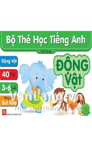 Bộ thẻ học tiếng Anh động vật