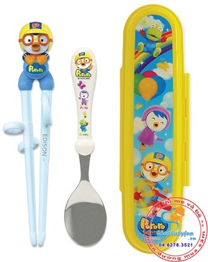 Bộ thìa đũa tập ăn pororo FS0795